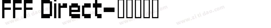 FFF Direct字体转换